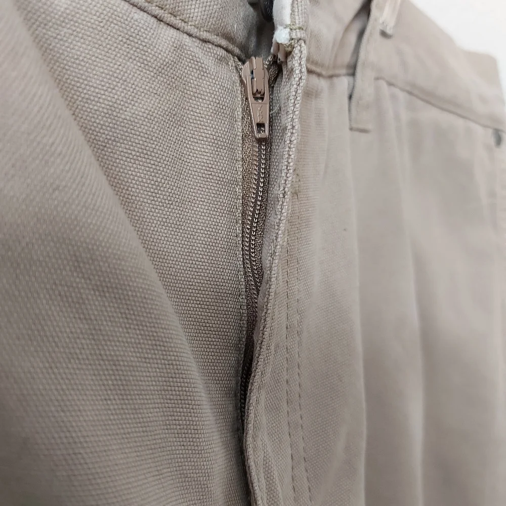 *Columbia Sportswear Men's Khaki Tan Flat Front Outdoor Walking Shorts Size 38